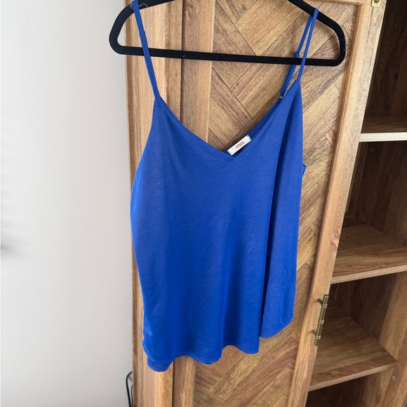 Cherish Tops - Cherish Royal Blue V-Neck Spaghetti Strap Camisole